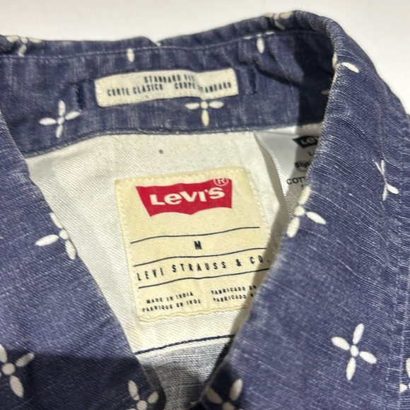 Men’s short sleeve Levi’s shirt (linen/cotton) - Picture 2 of 6